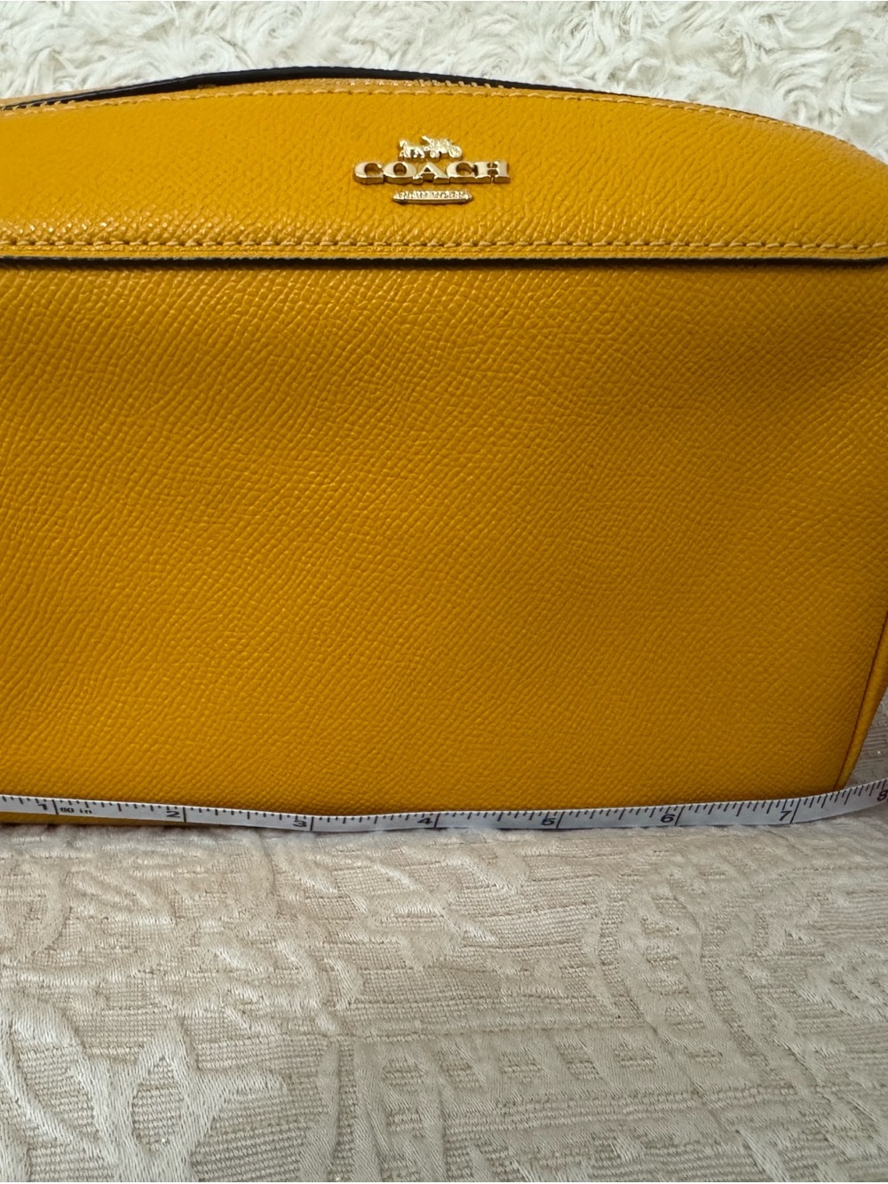 Coach Mustard Yellow Crossbody - Picture 7 of 8